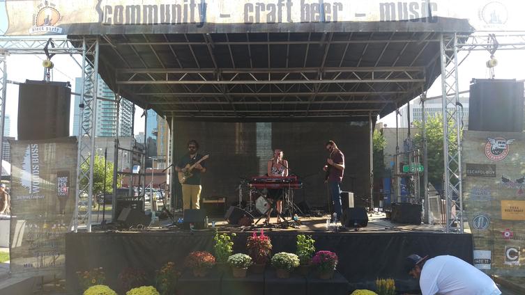 22x20 Mobile Stage- WoodsBoss Brewing Company event